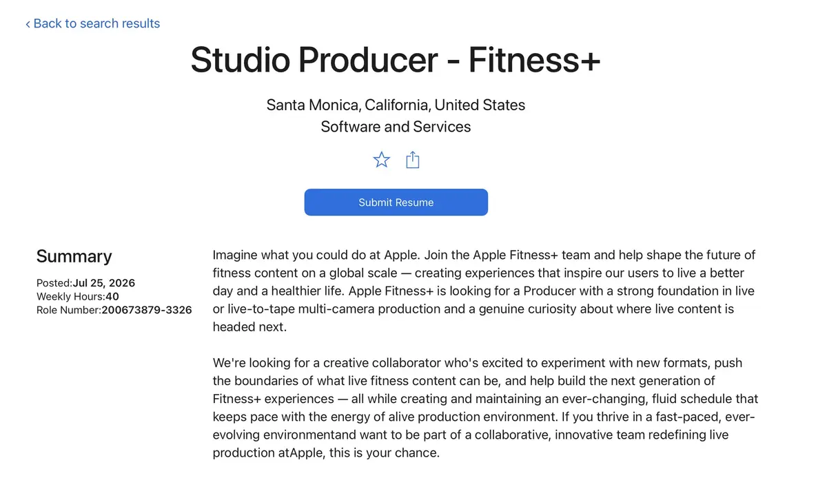 Bient&ocirc;t des cours en direct sur Apple Fitness+ (et dans quelle langue&nbsp;?)