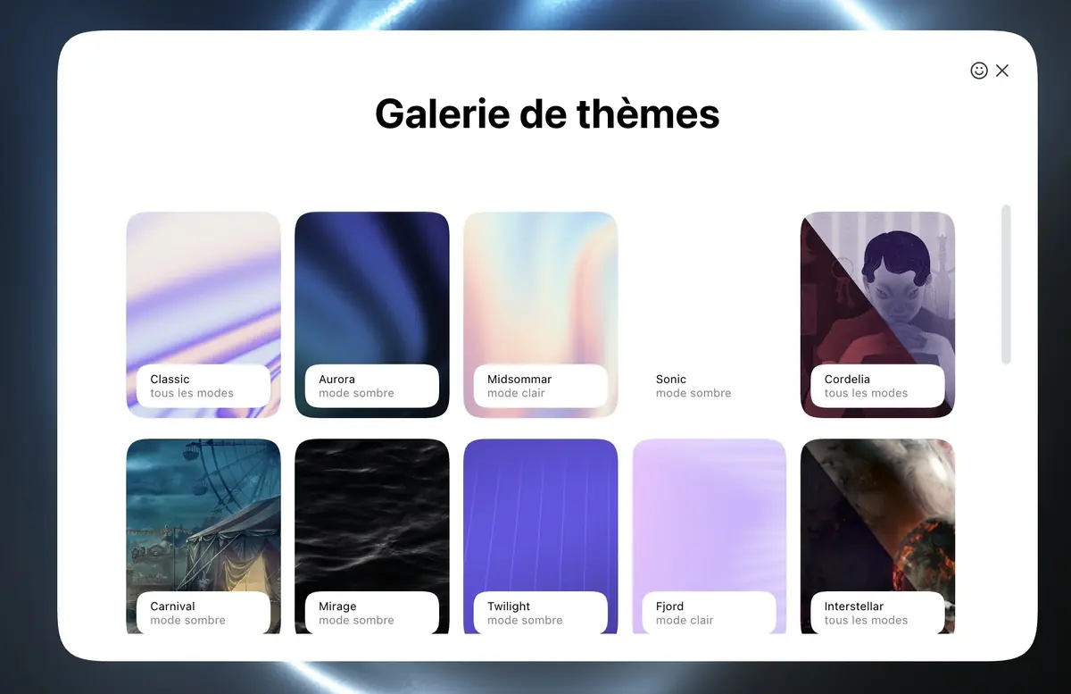 Opera One synchronise ses thèmes avec la musique jouée sur Spotify