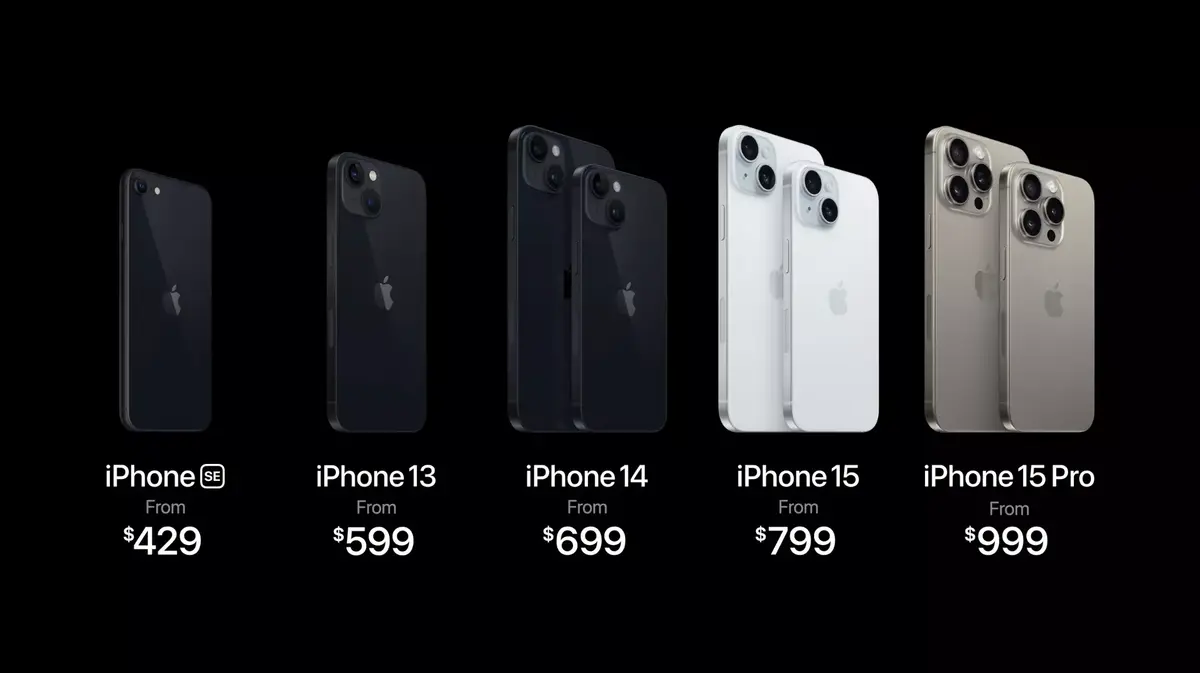 iPhone 15 iPhone 14 iPhone 13 iPhone SE