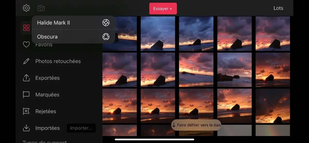 Darkroom synchronise toutes ses photos sur iCloud