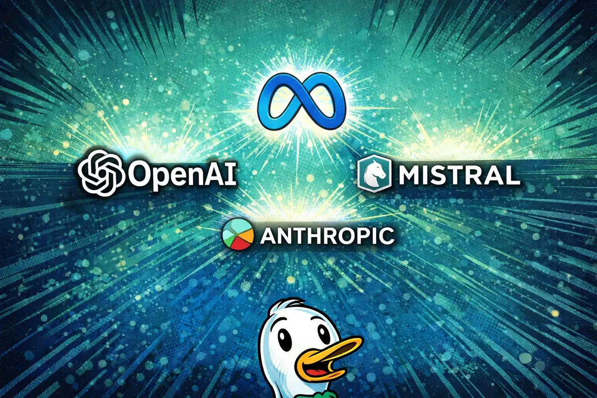 DuckDuckGo lance un chat vocal IA chiffr&eacute; et gratuit sur Duck.ai