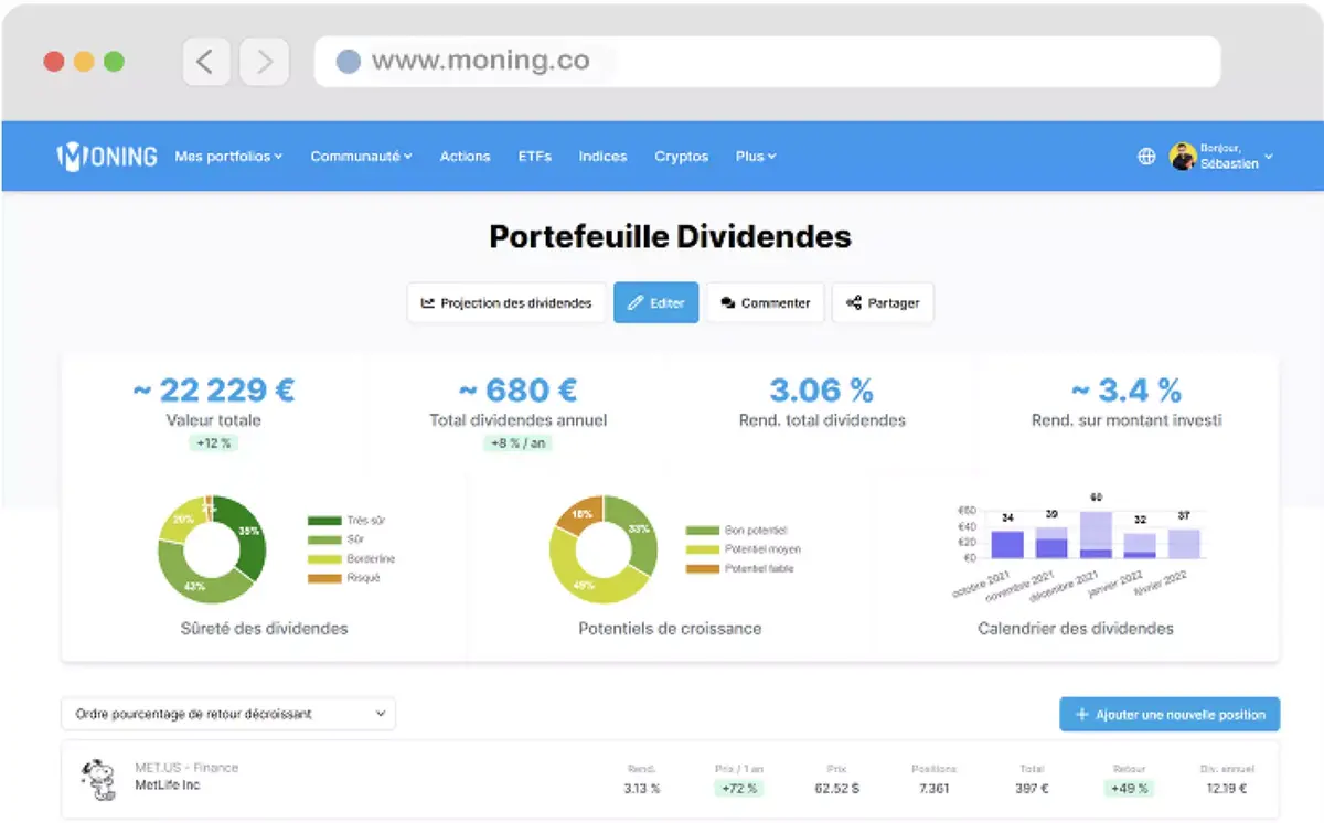 Morning plateforme investissement financiers