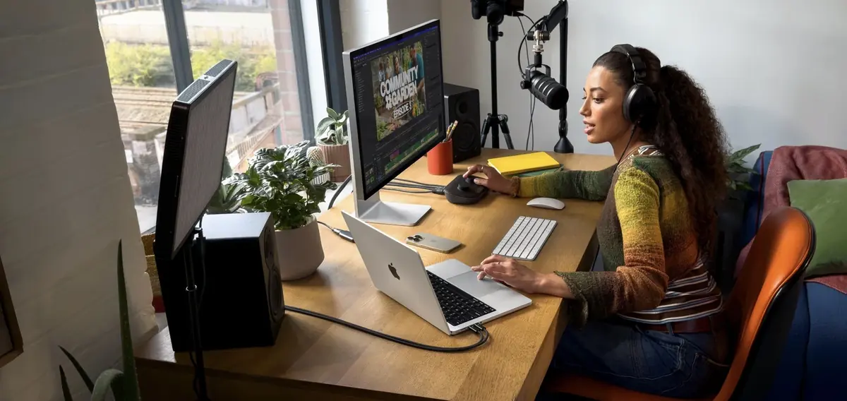 Le MacBook Pro M5 Max atomise un Ryzen Threadripper Pro 9995WX &agrave; 96 coeurs, mais pas les RTX