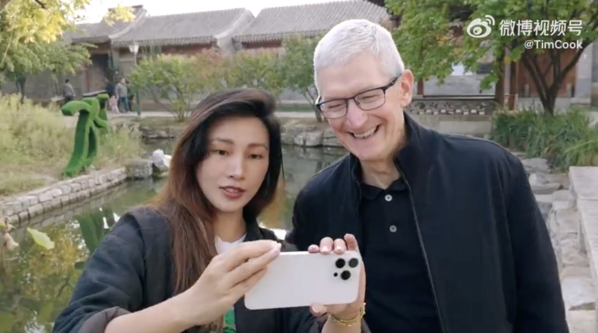 Tim Cook Chine Apple