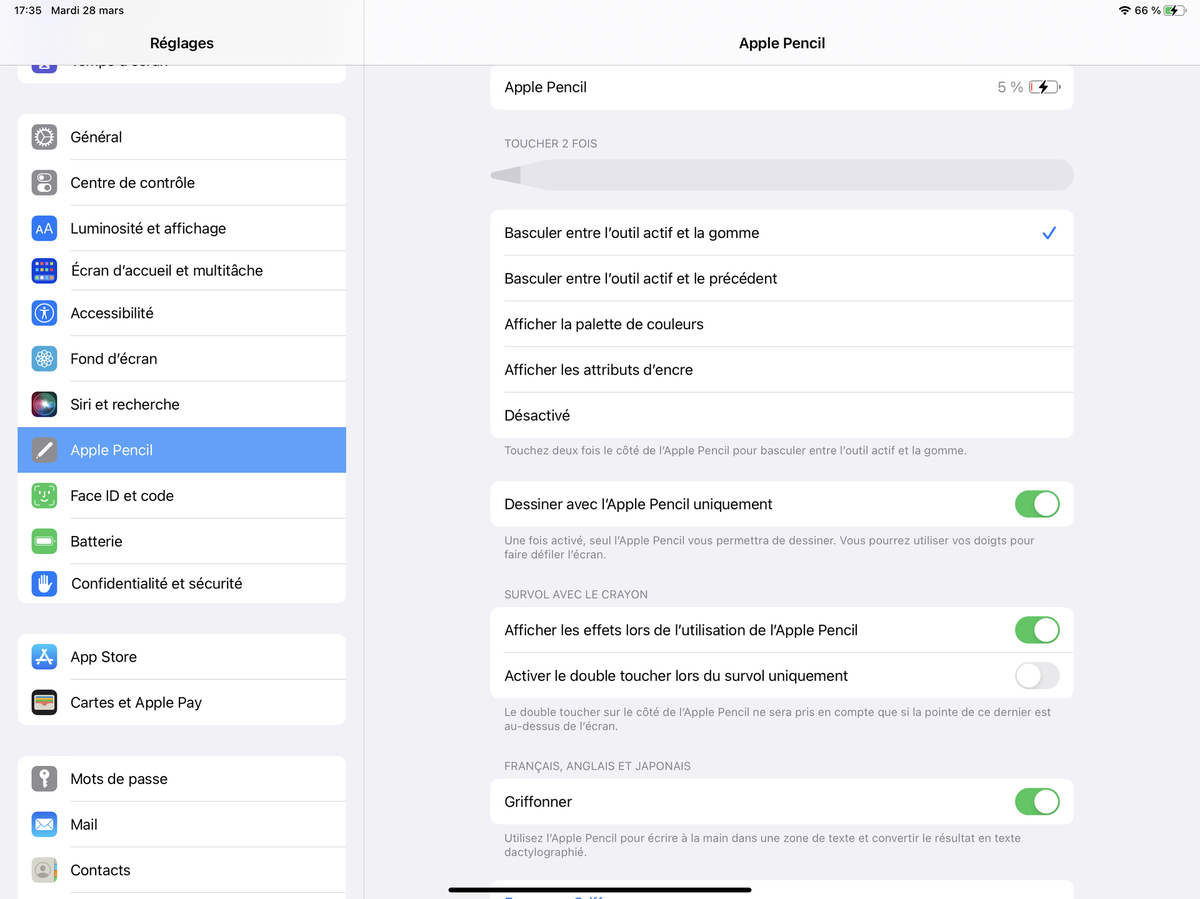 De nouvelles fonctionnalités de survol pour l'Apple Pencil ?