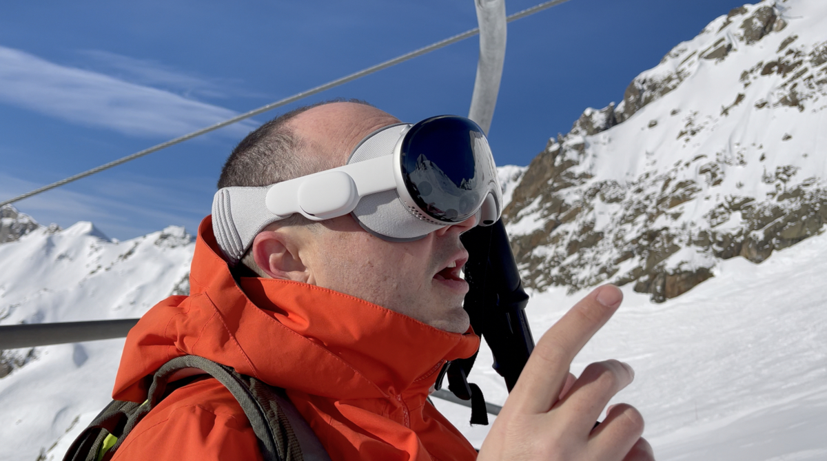 On a testé l'Apple Vision Pro au ski ! Un vrai potentiel, mal exploité