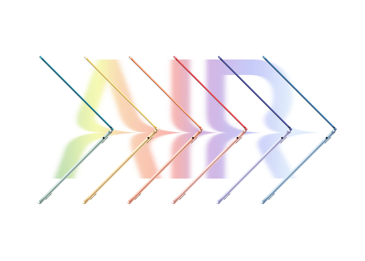 MacBook Air M2 : auriez-vous voulu un MacBook Air M2 aux couleurs de l'iMac M1 ?