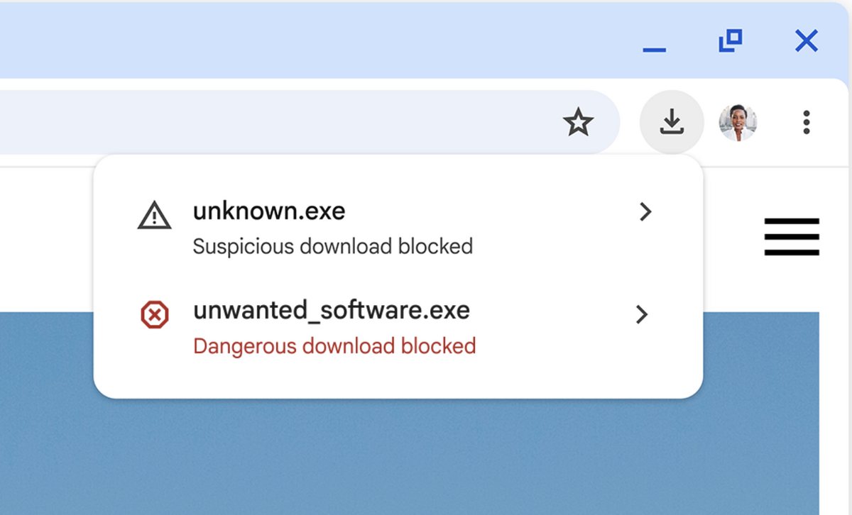 Chrome améliore la sécurité pour les fichiers téléchargés