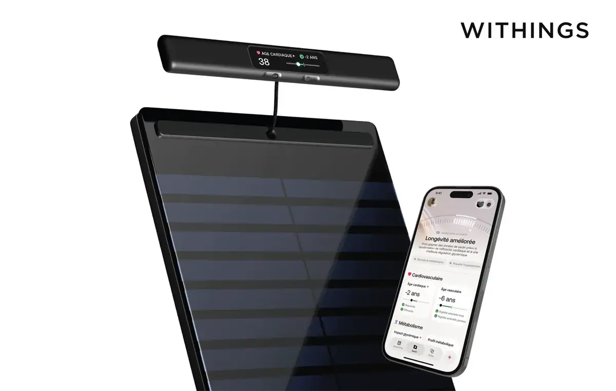 La nouvelle balance connect&eacute;e de Withings veut aider &agrave; mieux vieillir