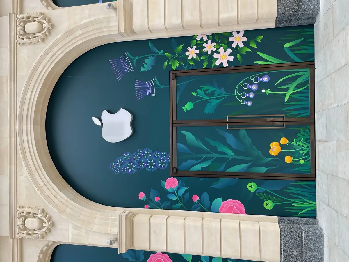 Quelques images de la devanture du nouvel Apple Store de Brompton Road