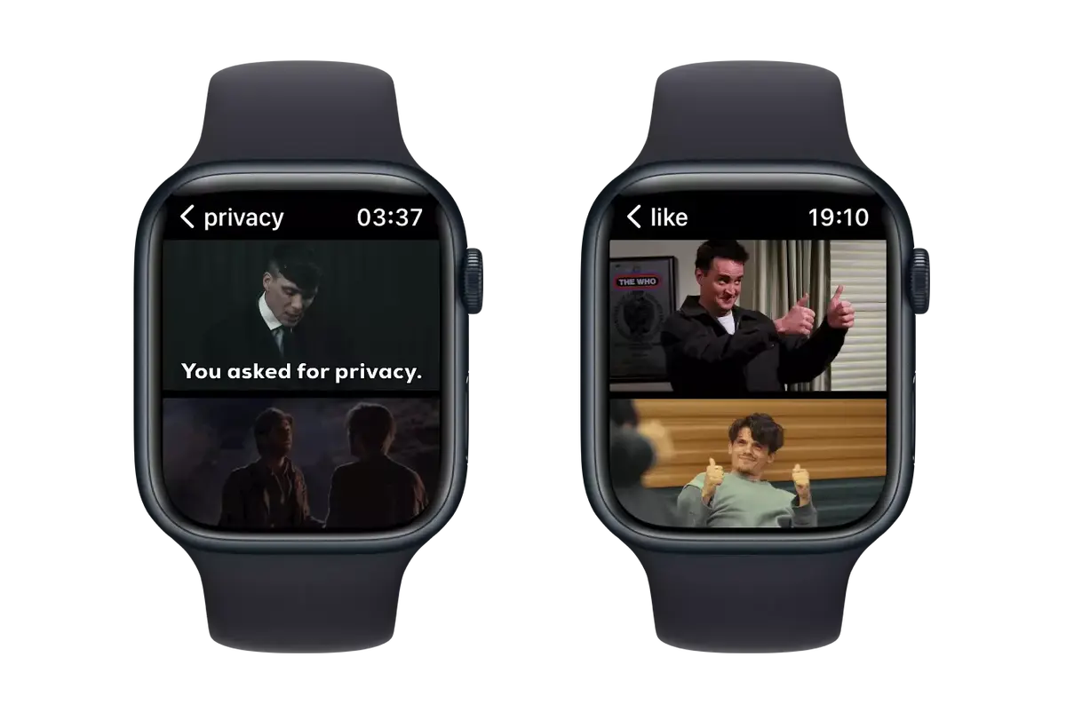 L'app Heypster-gif permet d'envoyer des GIF depuis son Apple Watch 