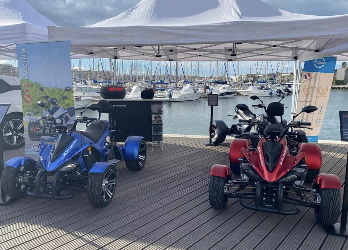 Tesla, BYD, VinFast, scooters/motos, quads, jet-skis & buggy électriques au Cap d'Agde ce week-end !