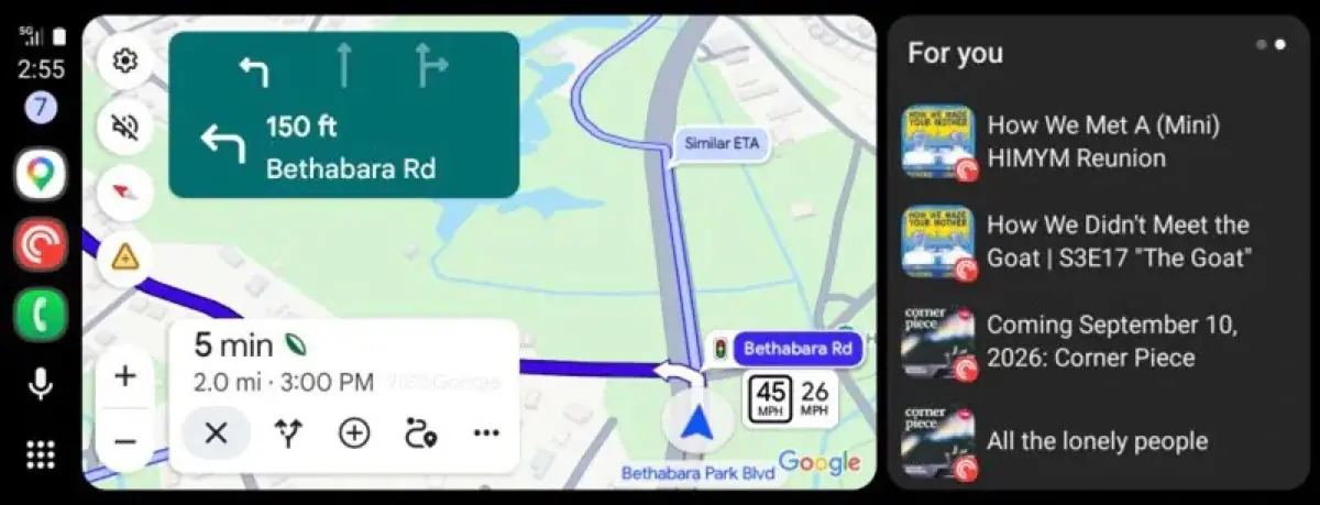 Google Maps pr&eacute;vient des feux et des stops avant le virage, CarPlay attendra