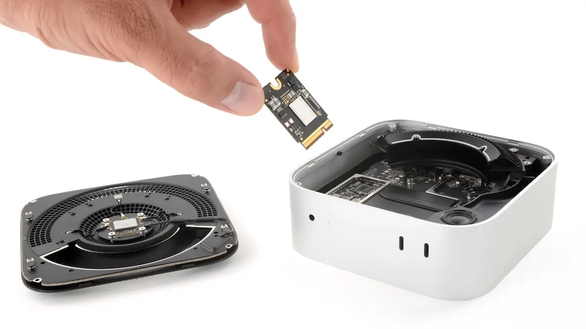 iFixit démonte le Mac mini M4 : SSD amovible et optimisation thermique