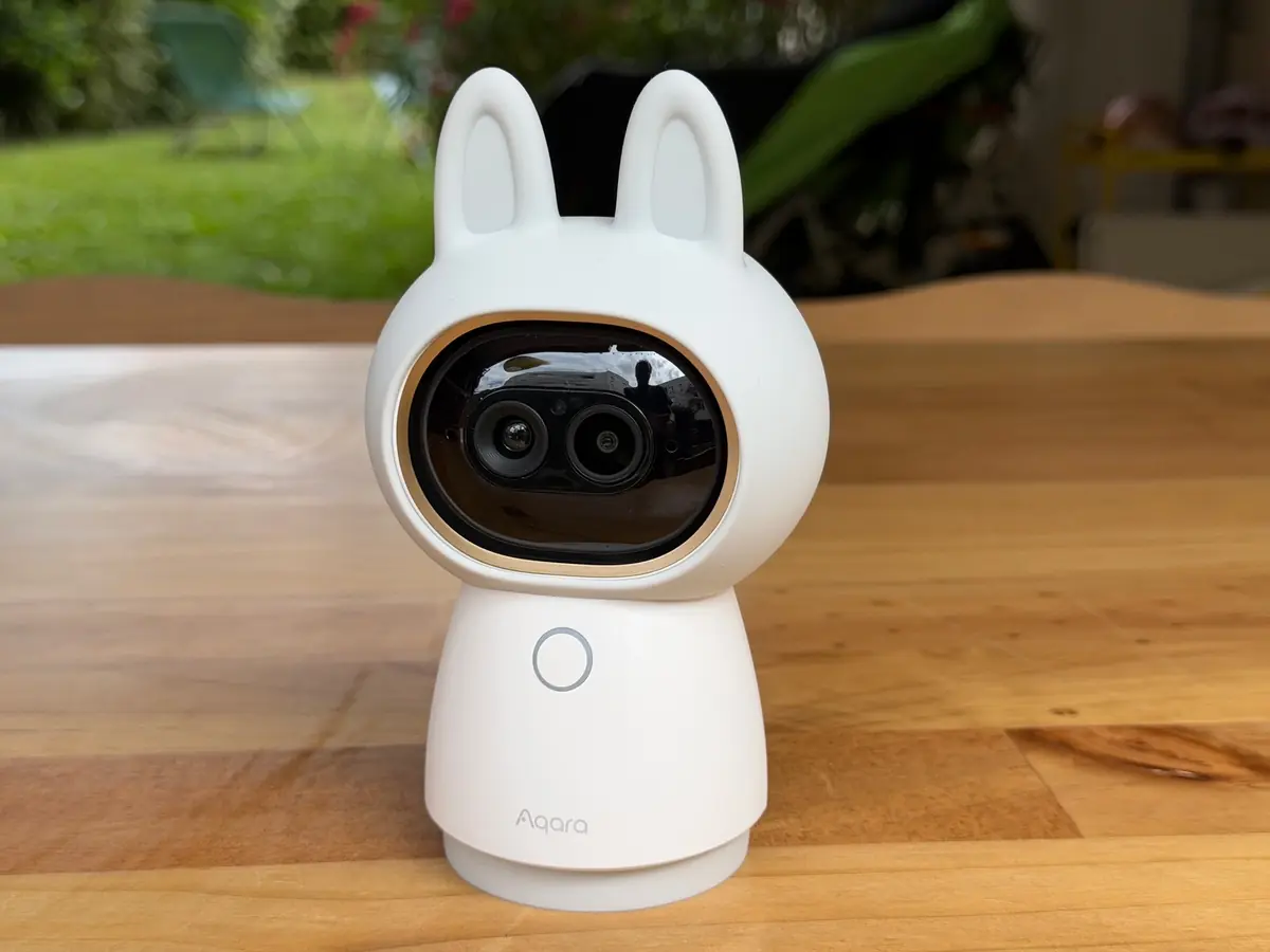 Test de l'Aqara G350, la cam&eacute;ra HomeKit d&eacute;guis&eacute;e en lapin