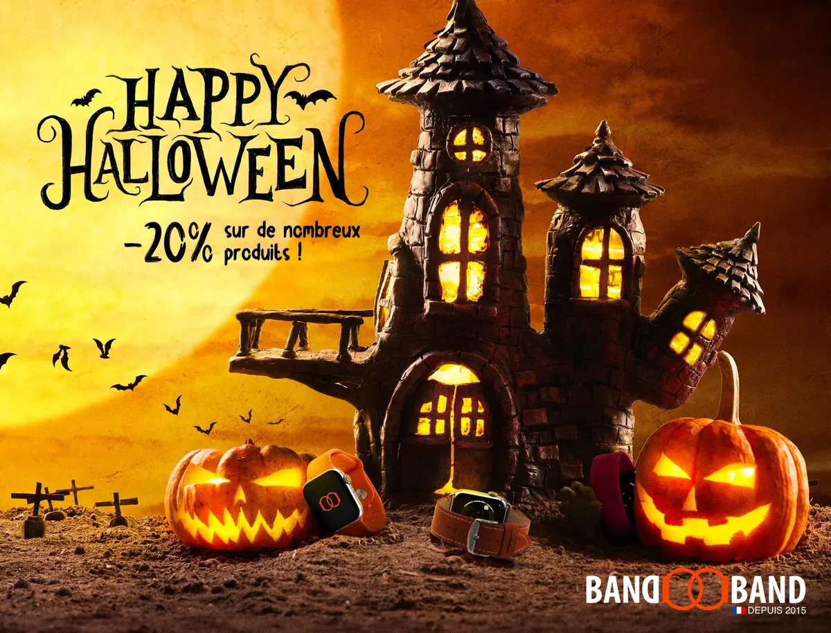 Pour Halloween, -20% sur une sélection de bracelets pour Apple Watch chez Band-Band