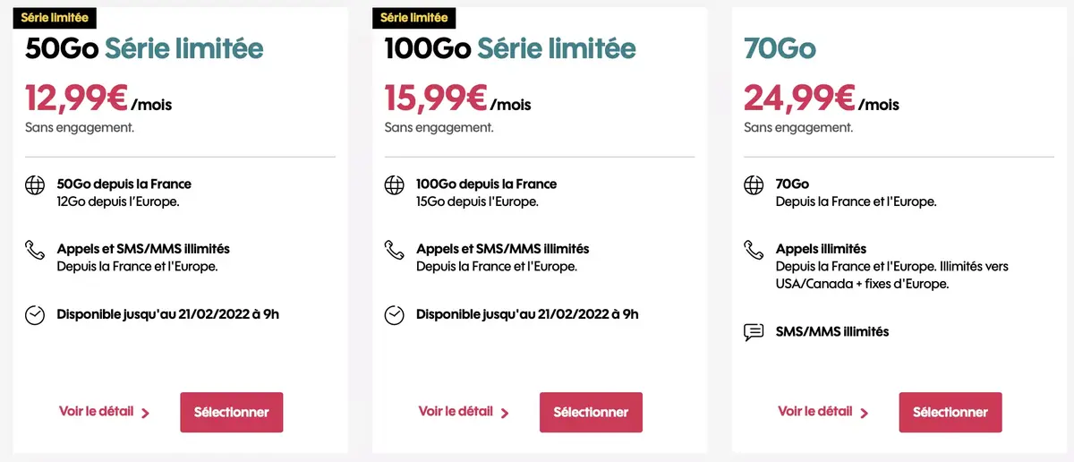 iPhone : des forfaits sans engagement la Saint Valentin à partir de 5 euros (de 5 à 210 Go)