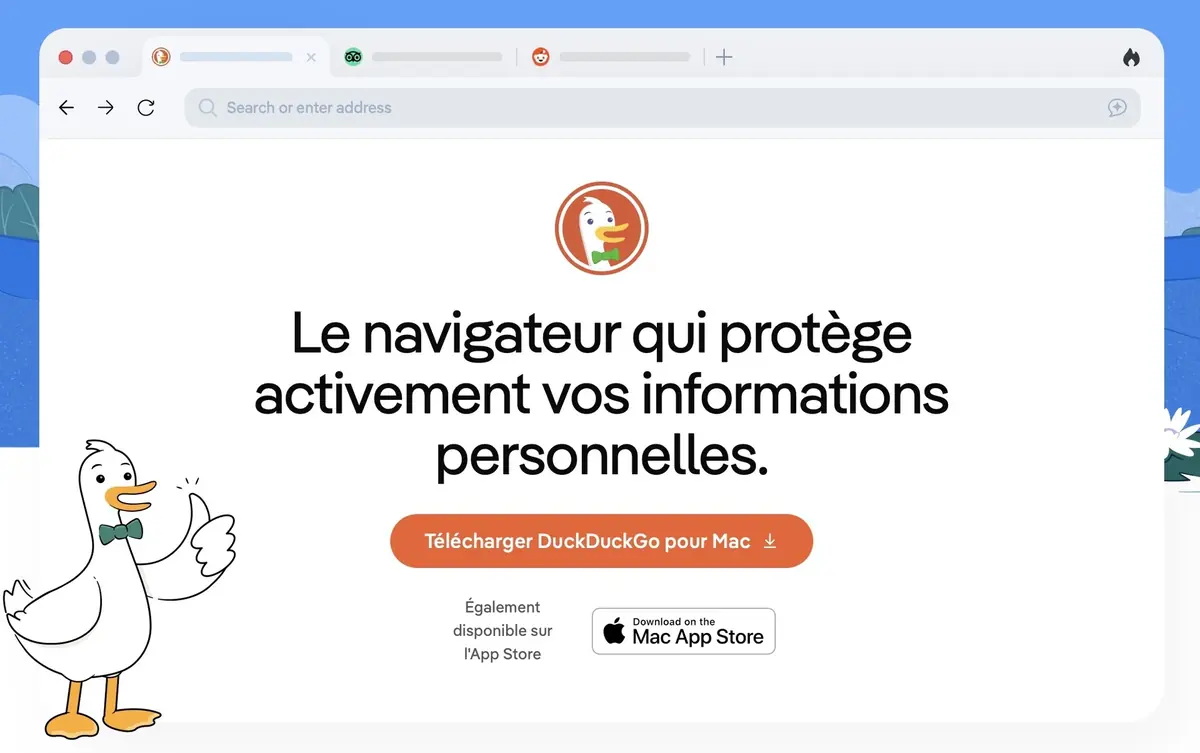DuckDuckGo bloque d&eacute;sormais la plupart des pubs vid&eacute;o YouTube dans son navigateur, sur Mac inclus