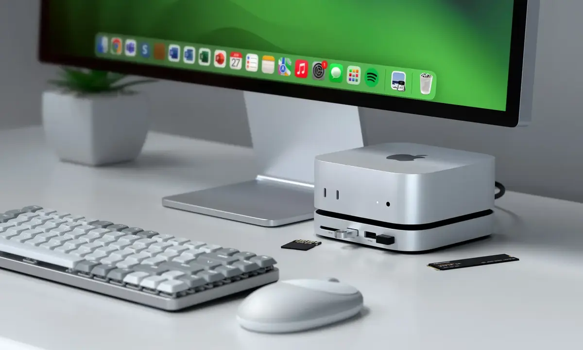 Le futur dock pour Mac mini M4 de chez Satechi