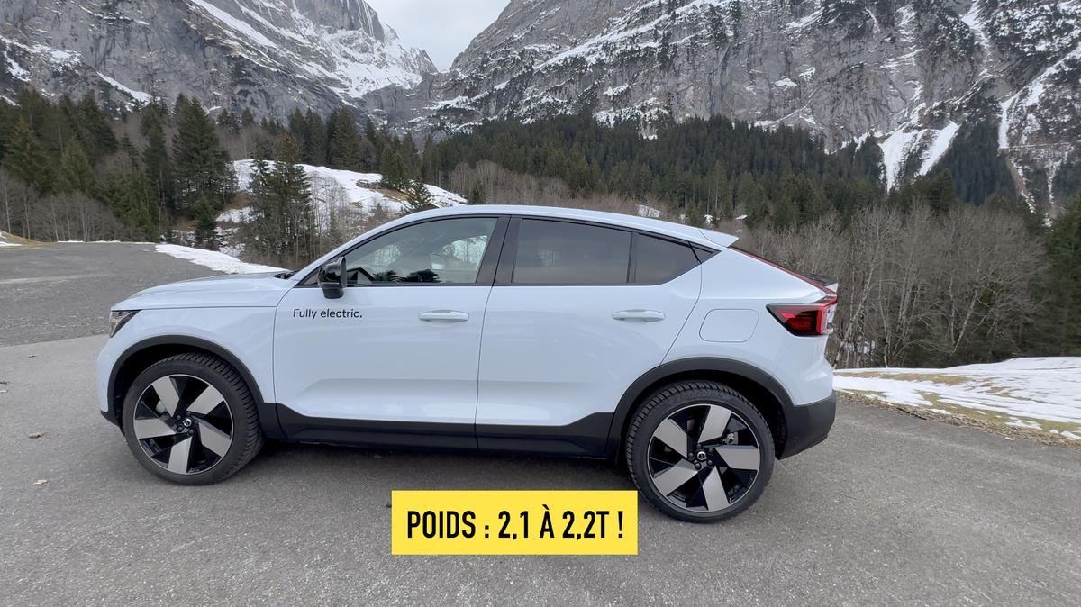 Essai Volvo C40 Recharge 2024 dans les Alpes suisses : enfin une autonomie correcte ?