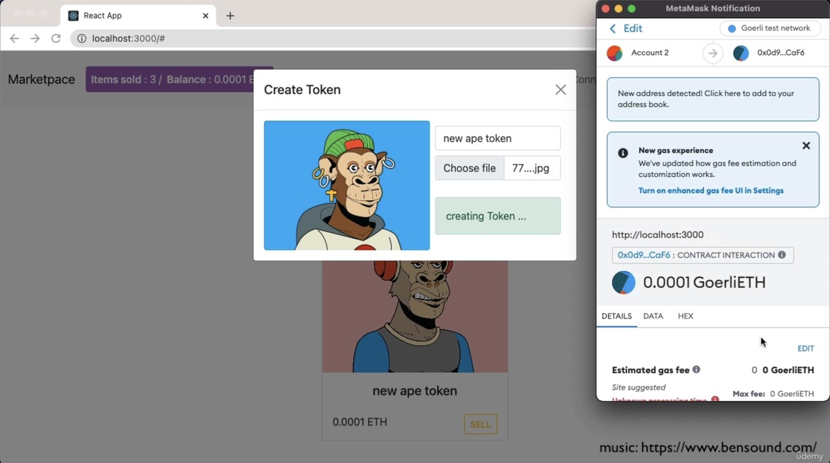 Tuto : créer et déployer une marketplace de NFT (non-fongible token) sur la Blockchain Ethereum