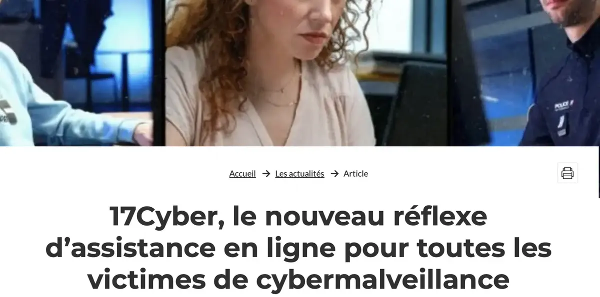 Piratage, malveillance : qu'est-ce que le 17Cyber ?