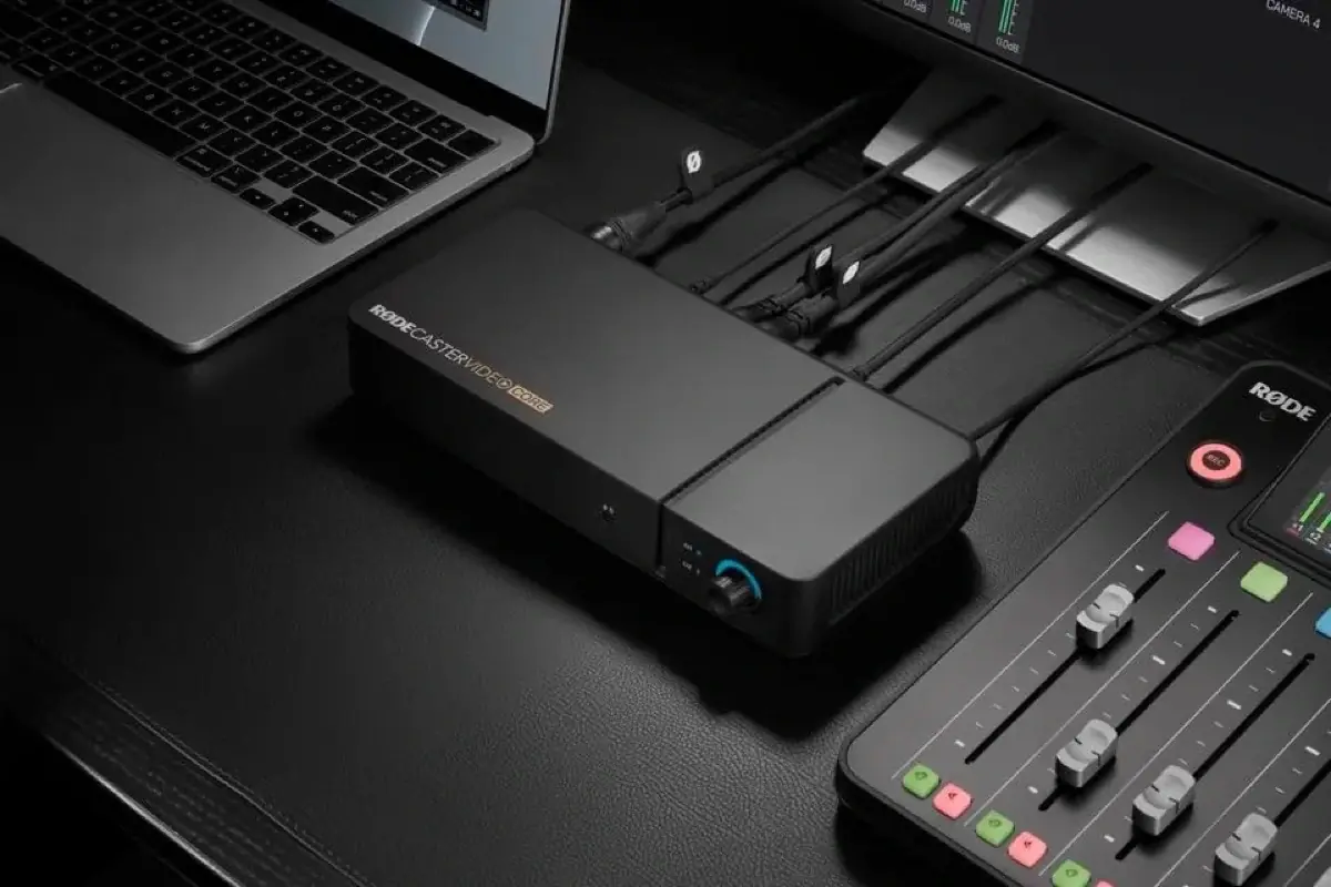 R&Oslash;DE lance le R&Oslash;DECaster Video Core, une console tout-en-un pour la production vid&eacute;o et audio