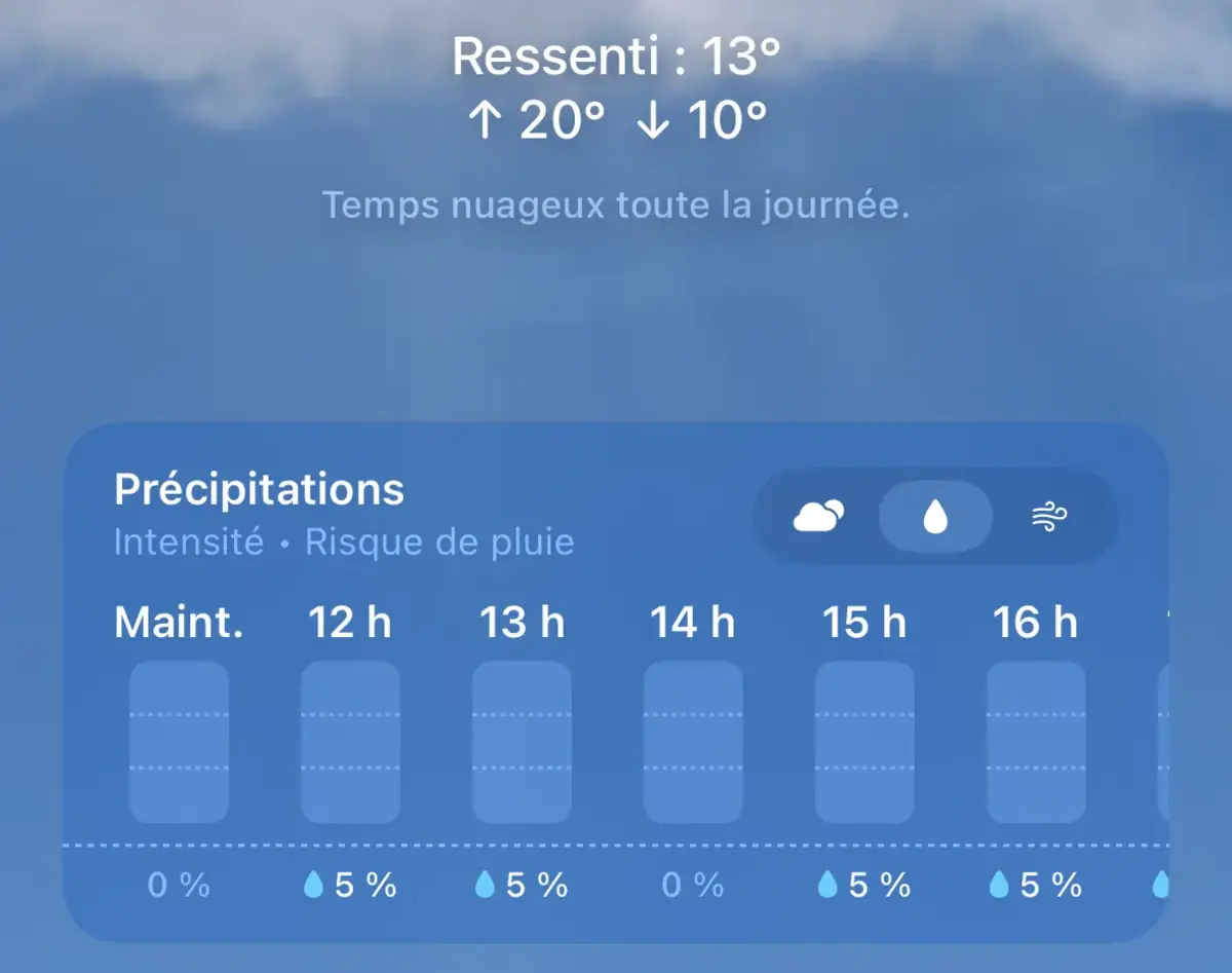Une interface améliorée pour l'app Météo avec iOS 27