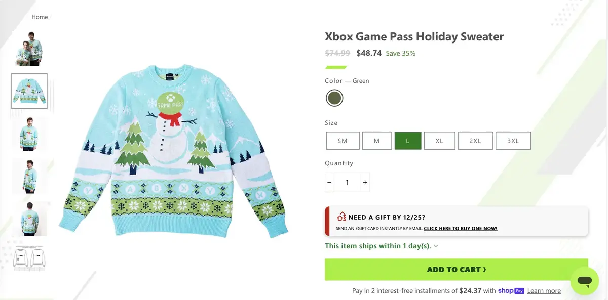 Microsoft rompt avec la tradition des pulls moches de Noël !