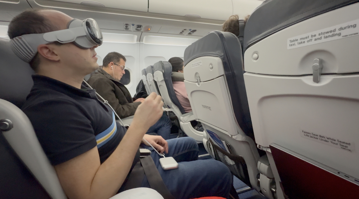 Test du Vision Pro en avion : vraiment révolutionnaire dans les transports ?