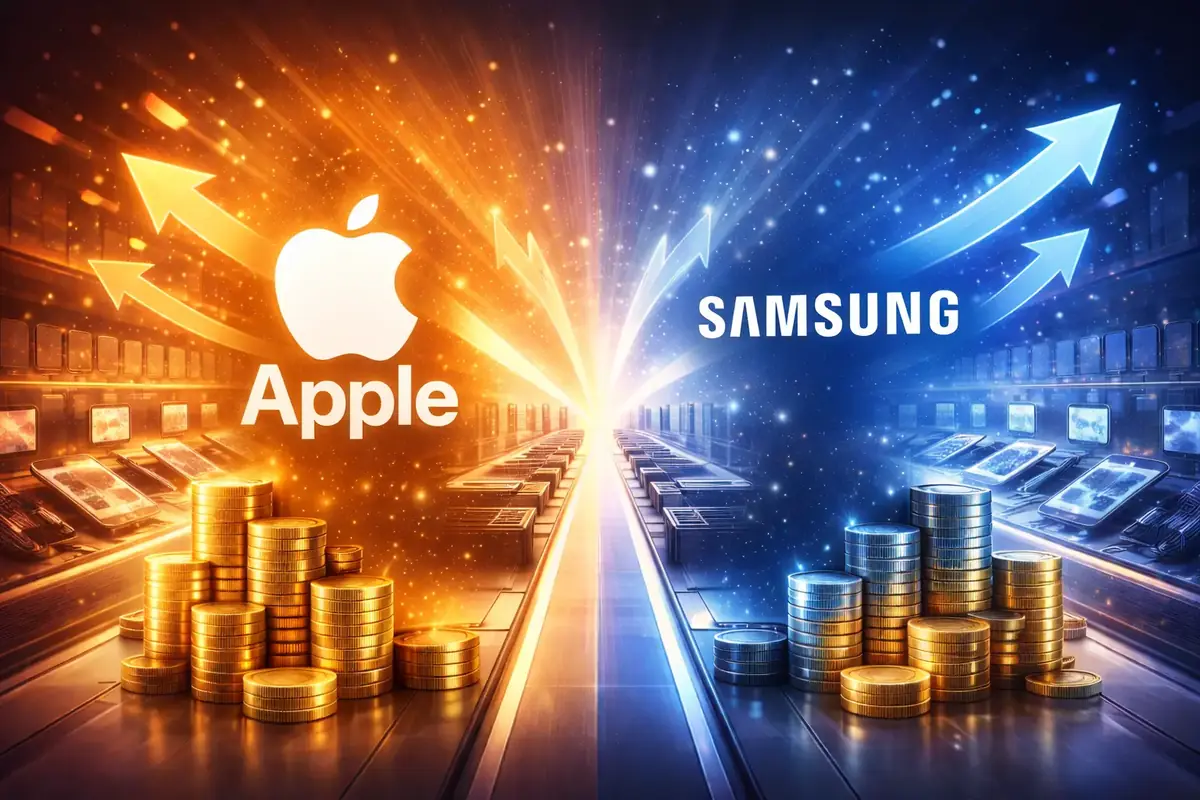 Apple Samsung Trendforce smartphone