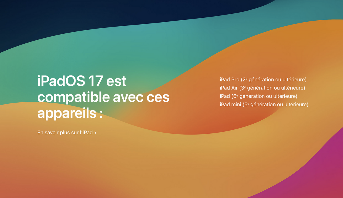 iPadOS 17 : voici toutes les nouveautés !