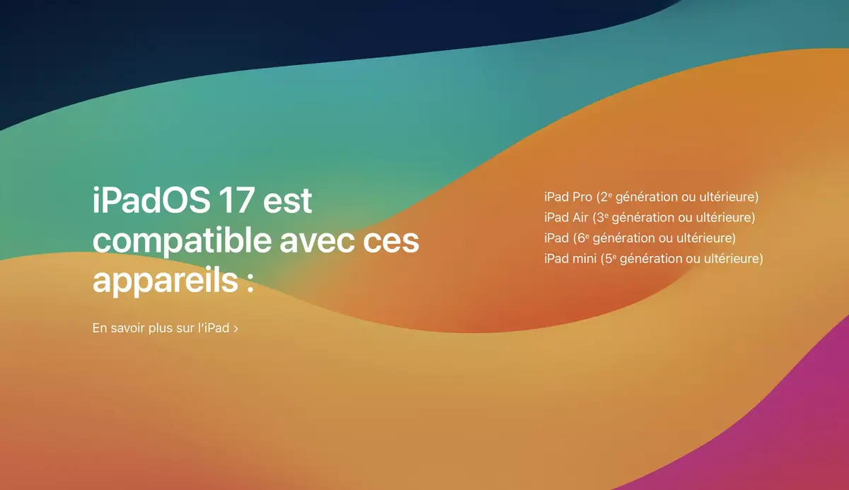 iPadOS 17 : voici toutes les nouveautés !