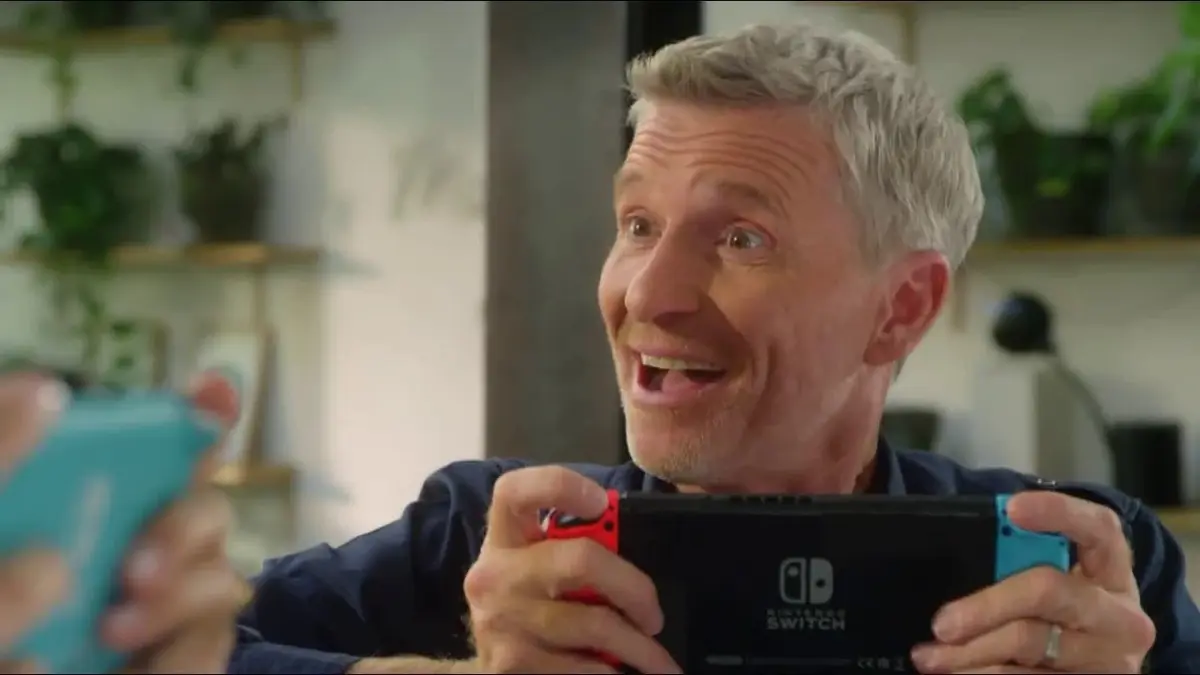 Denis est content quand il pense à la Switch 2 !