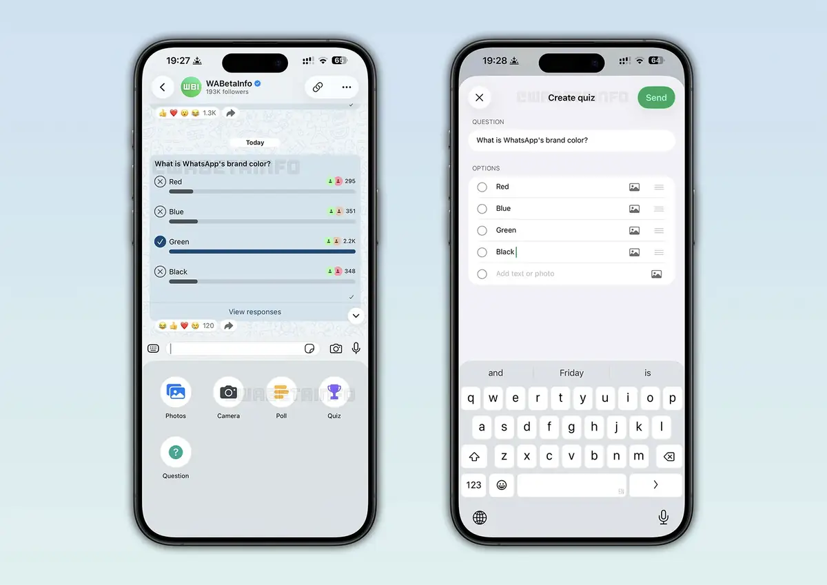 La nouvelle arme de WhatsApp&nbsp;? Des quizz interactifs&nbsp;!