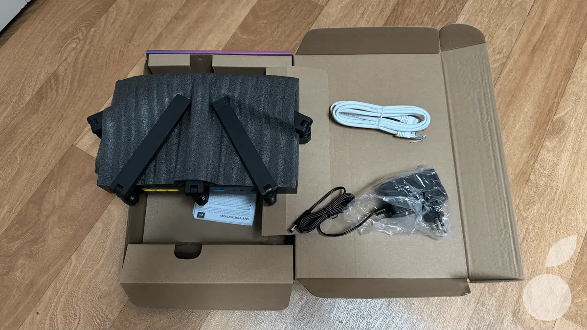 Un routeur dans sa boite...