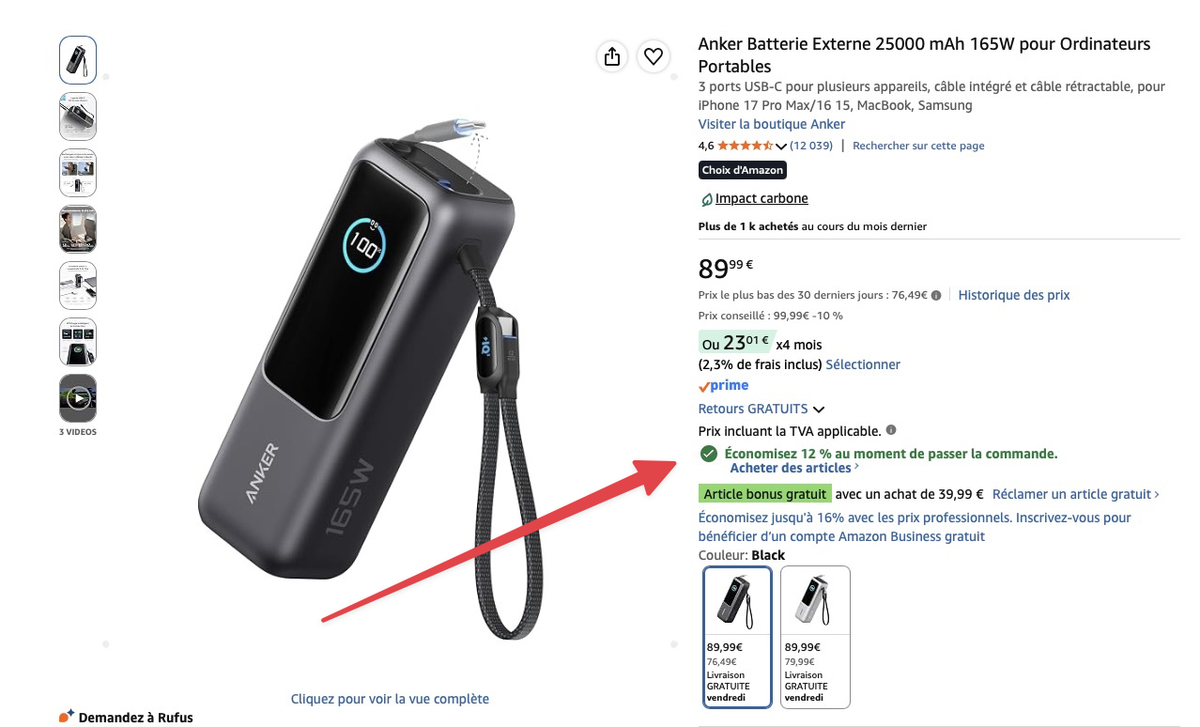 Pensez &agrave; cocher le coupon pour profiter de l'offre