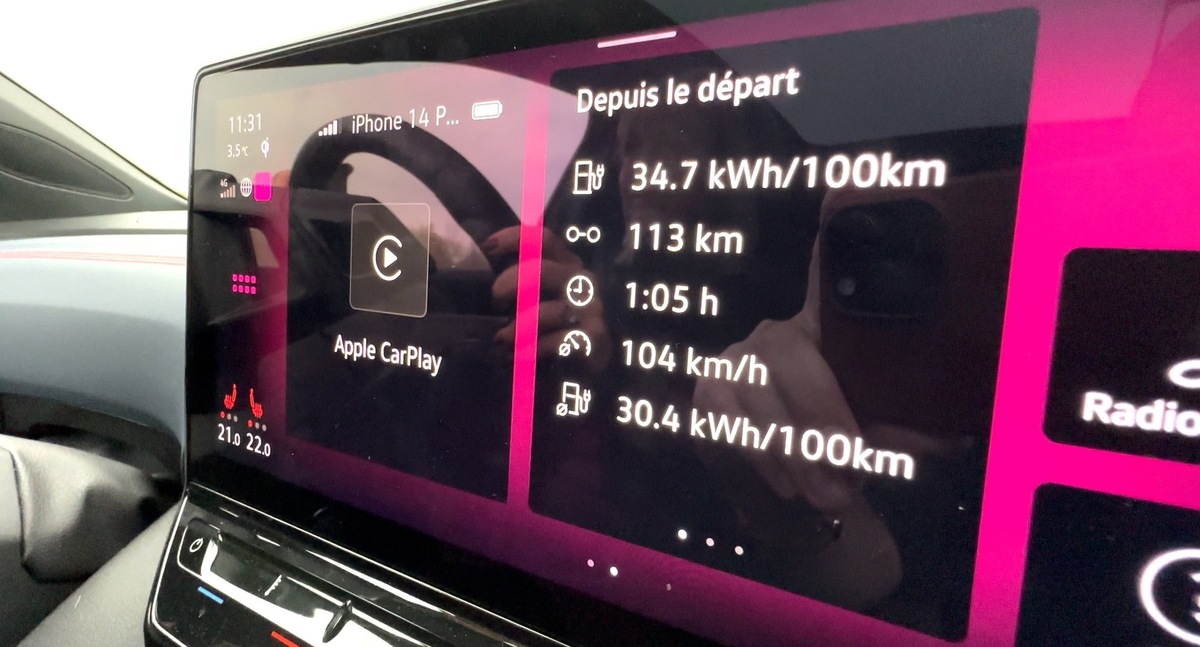 Essai Volkswagen ID.5 GTX : prix, autonomie, consos, recharge et conduite sur neige