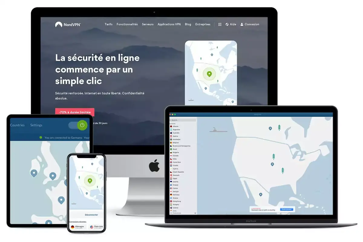 NordVPN : 62% de réduction (2,77€/mois) + 1 mois gratuit pour les French Days