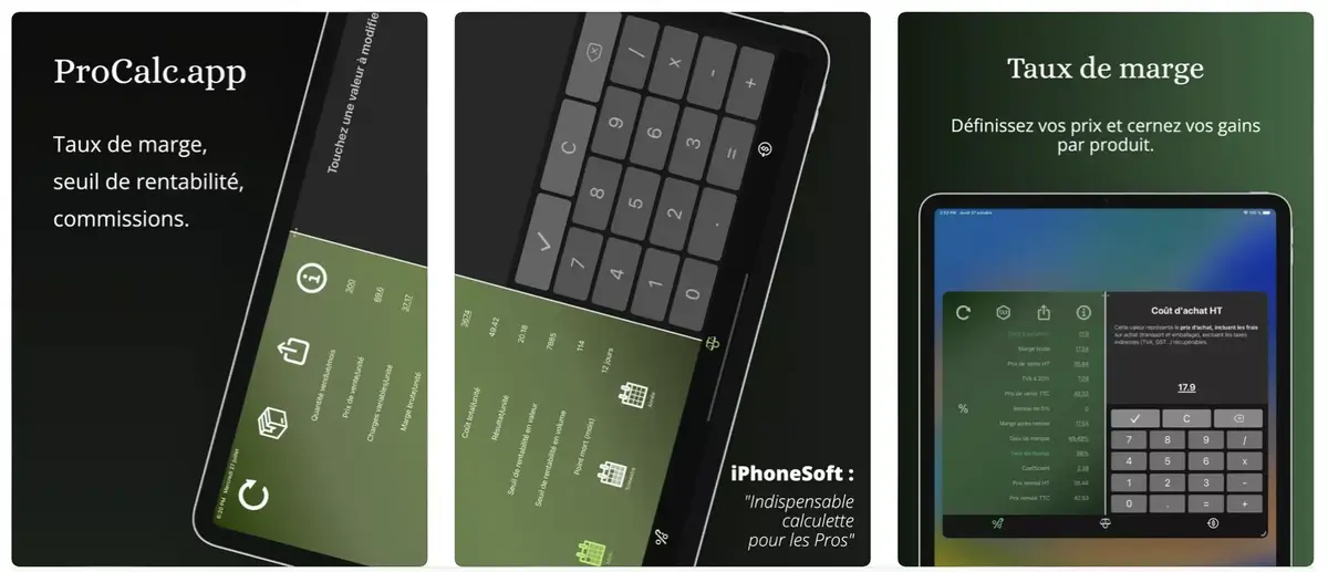 L'app ProCalc s'offre un nouveau design, sobre et pratique 