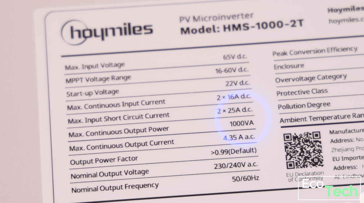 Qu'est-ce qu'un micro-onduleur pour panneau solaire ? Exemple avec Hoymiles HMS-1000-2T