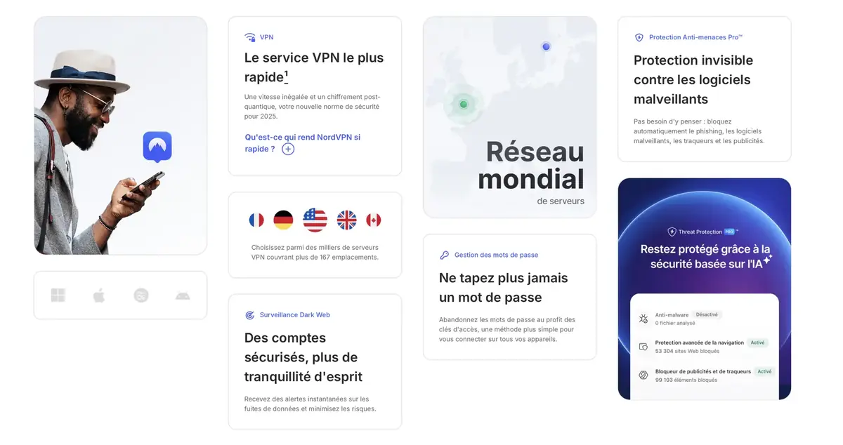 Pour le Black Friday, NordVPN lance ses meilleures offres (jusqu'à 74% de remise)