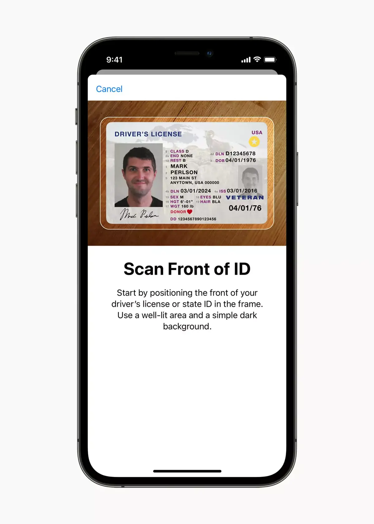 La carte d'identité française dans Wallet avec iOS 16 ? 