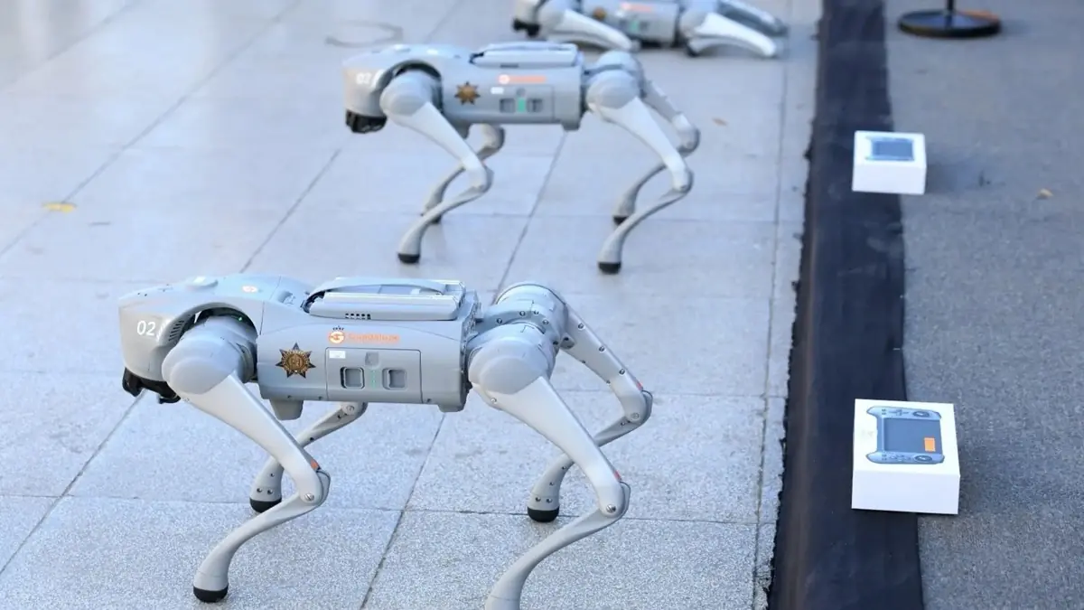La police mexicaine va l&acirc;cher des robots-chiens pour s&eacute;curiser la Coupe du Monde 2026