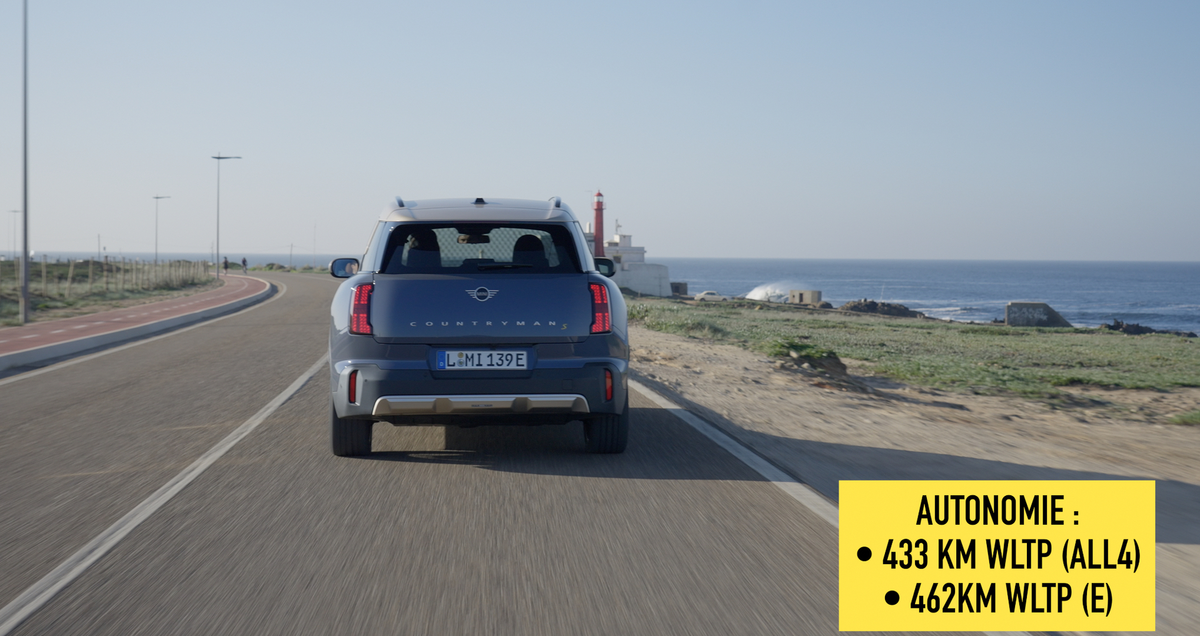 Essai Mini Countryman 2024 : électrique, CarKey, écran rond, conduite autonome... la révolution !