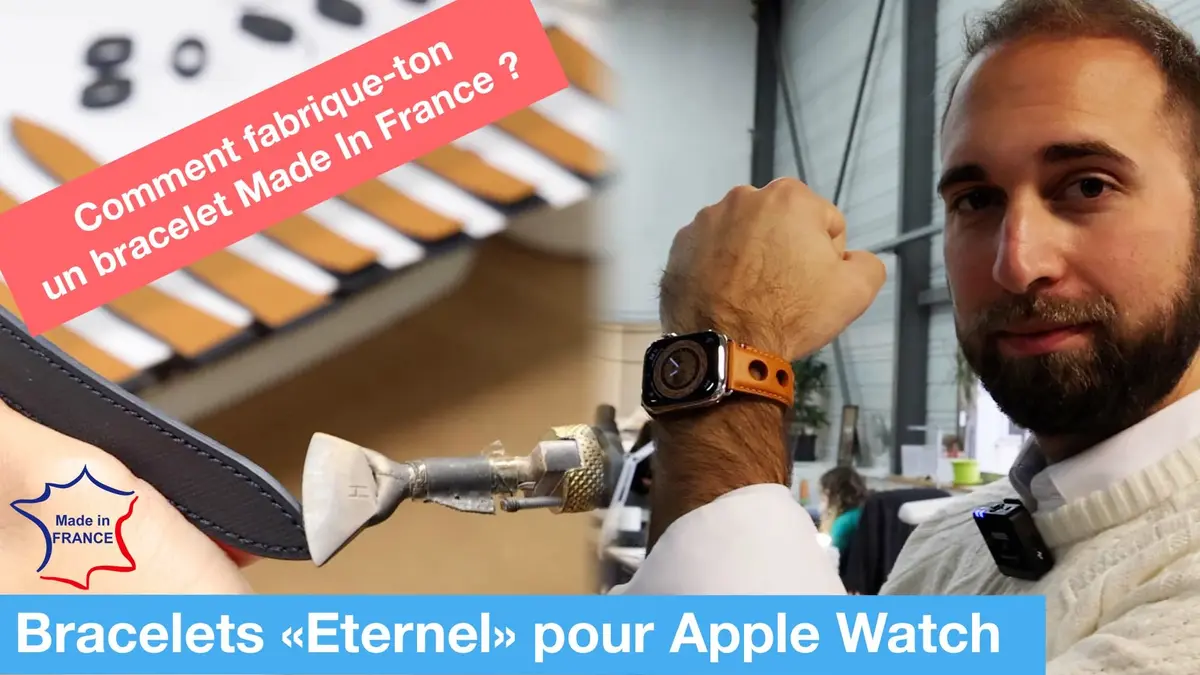 Apple Watch 用の「永遠の」Made In France ブレスレットの作成の中心に飛び込みましょう。 （ビデオレポート）