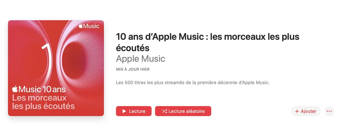 Apple Music célèbre ses 10 ans ! Et devinez quel est le titre le plus écouté depuis 2015 ?