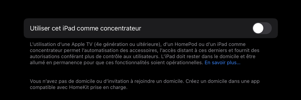 Les iPad ne seront plus considérés comme des concentrateurs HomeKit avec iPadOS 16