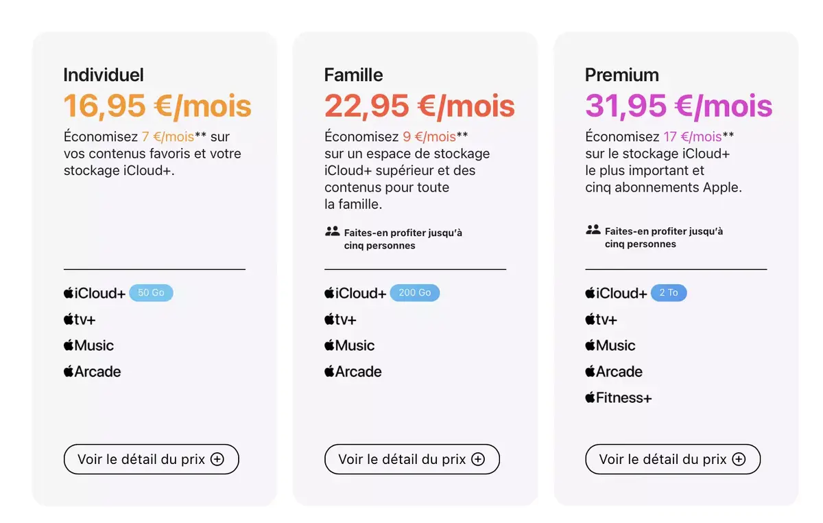 Les nouveaux forfaits iCloud+ 6 et 12To sont disponibles !