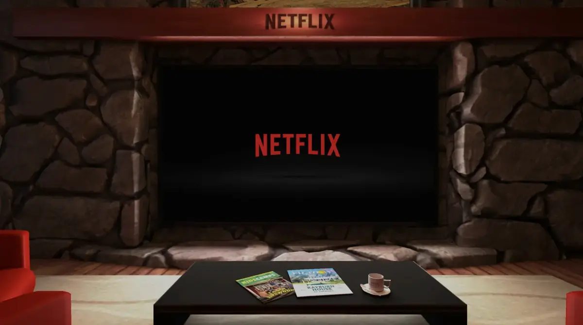 Netflix VR MEta Quest Vision Pro